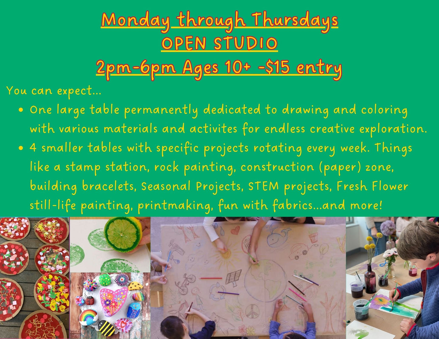 10 Drop-in Passes (Open/Mini-Monets)