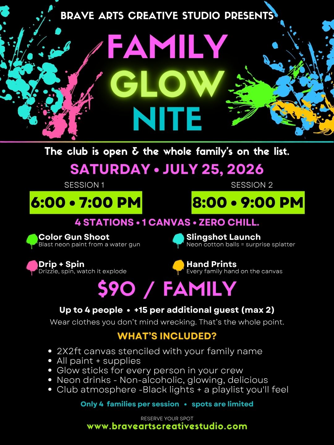 Family Glow Nite