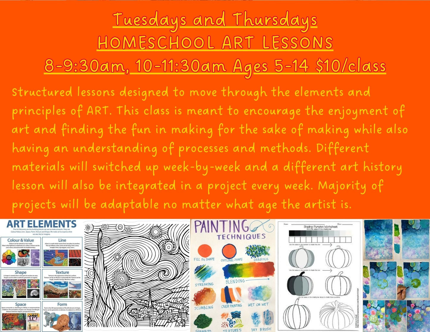 1 Homeschool Art Lesson Pass