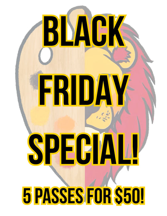 Black Friday Special - 5 passes for $50