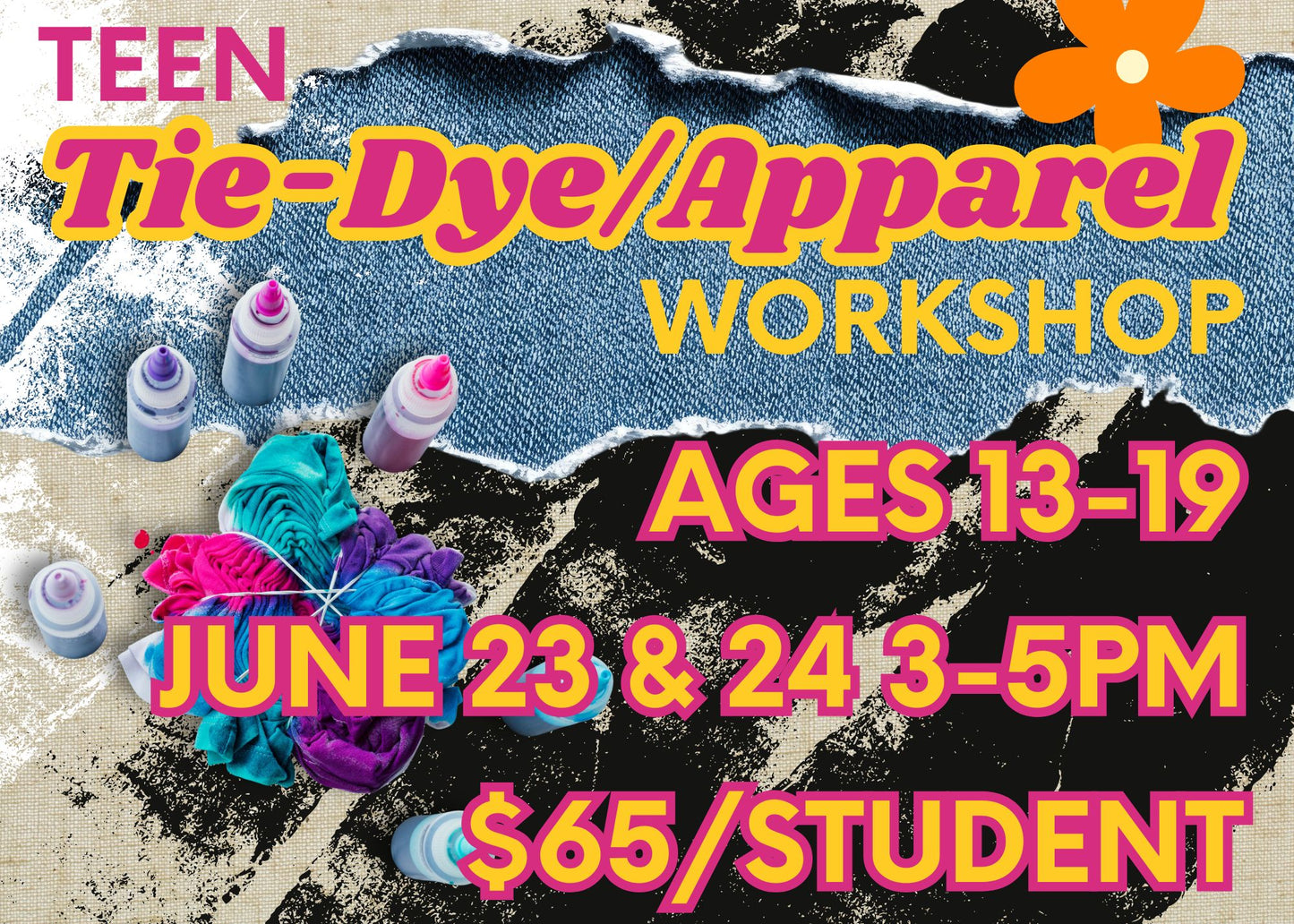 Teen Tie-Dye/Apparel Workshop